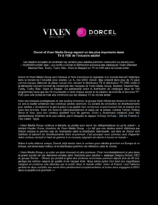 How our week so far ? #FromBigToBigger thanks to a historic deal between Dorcel & Vixen Media Group (Blacked, Blacked Raw, Tushy, Tushy Raw, Vixen...